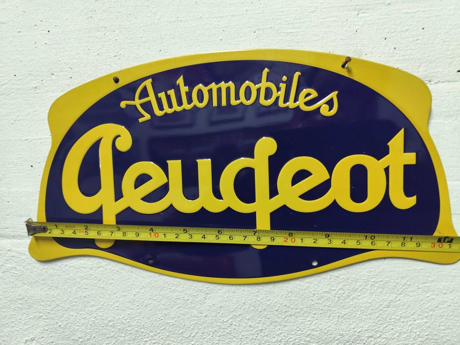 Placa antiga Peugeot