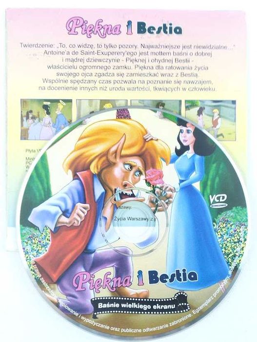 Piękna i bestia film VCD