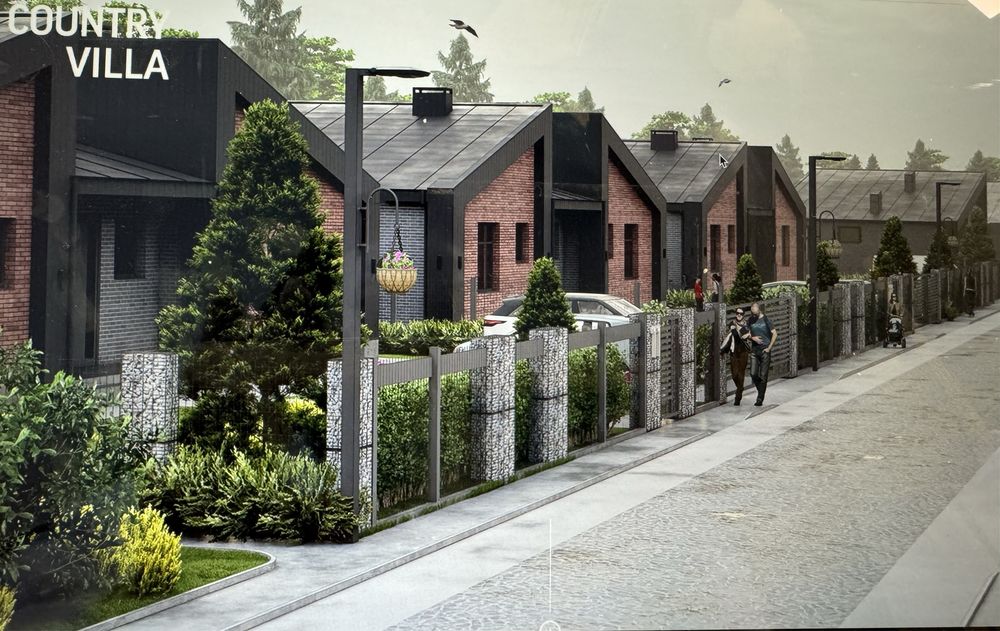 Продам Сучасні БУДИНКИ 140м2,ізЦегли,в ЖК Country Villa, 10кмКиїв