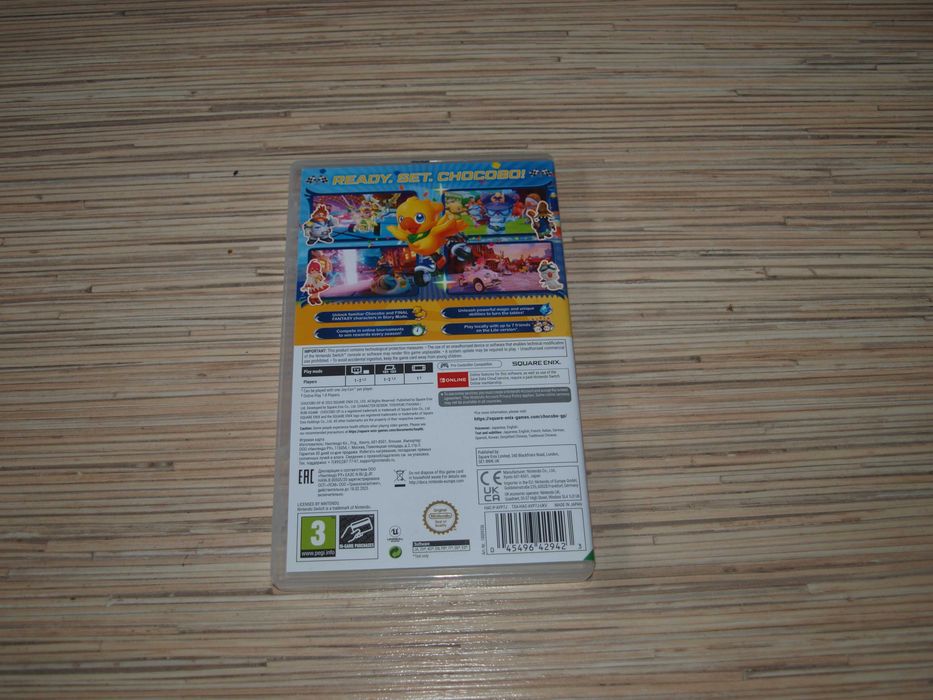 Gra dla dzieci Chocobo GP nintendo switch 1 i 2 jak nowa!!