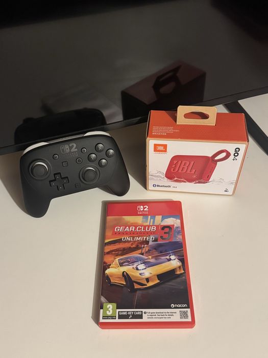 Nintendo Switch 2 Pro Controller, Gear.Club 3 Unlimited + JBL Oferta