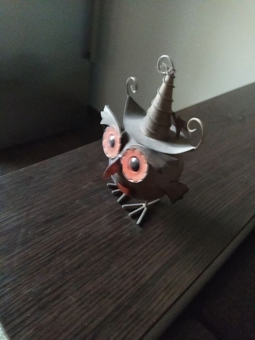 Металева фігурка Сова 15/10 сантиметрів