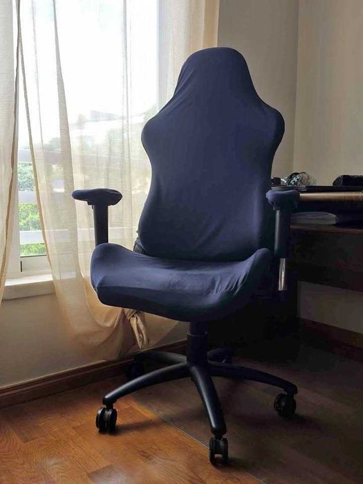 Cadeira ergonomica azul