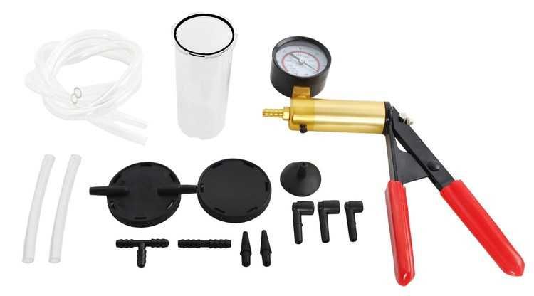 Тестер тиску та вакууму з насосом. Ручний вакуумний насос