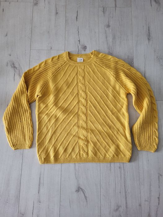 Zestaw bluza ze sweterkiem żółte rozm 38