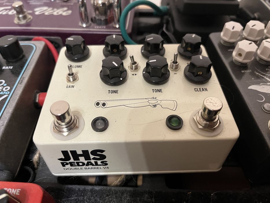 Гітарна педаль JHS Double Barrel V4 (2-in-1 overdrive handwired)