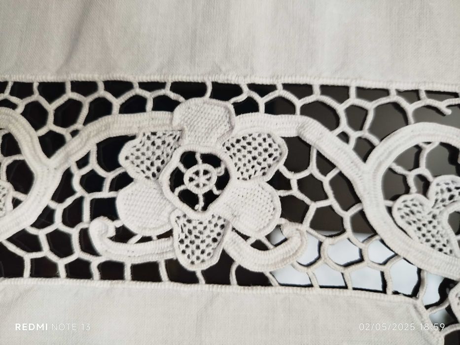 Toalha renda de Veneza