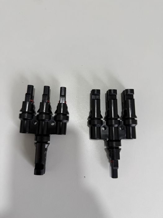 Ficha tripla MC4 sistema solar