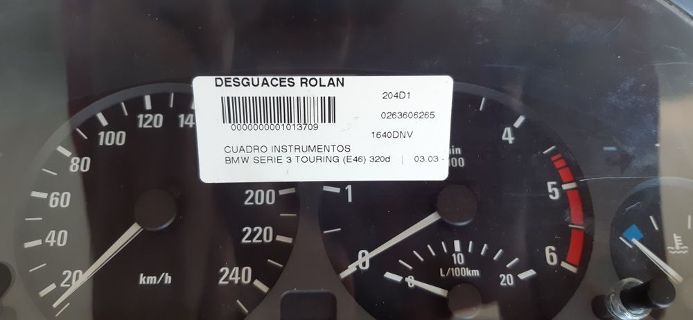Quadrante bmw e46 320d 136cv de 2000