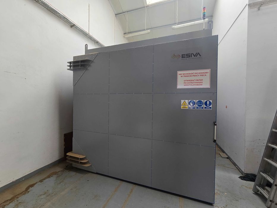PRZEMYSŁOWY PIEC KOMOROWY / KOMORA TECHNOLOGICZNA 150°C | 65 kW | STEROWANIE ONLINE
