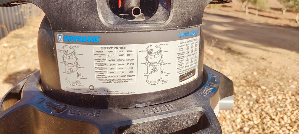 Hayward filtro de piscina cartucho