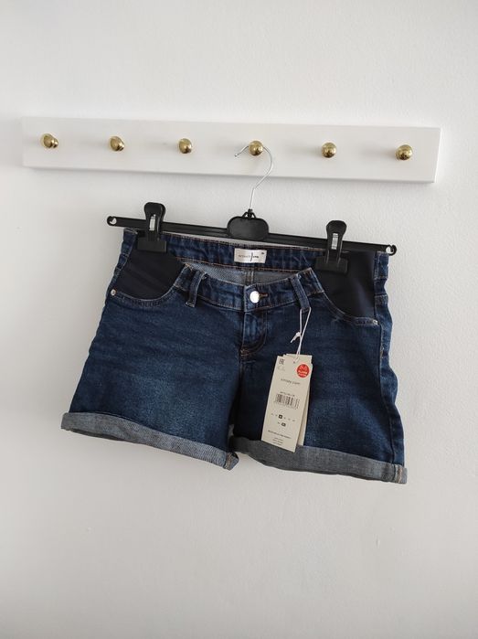 Szorty ciążowe jeans spodenki Sinsay 38 M