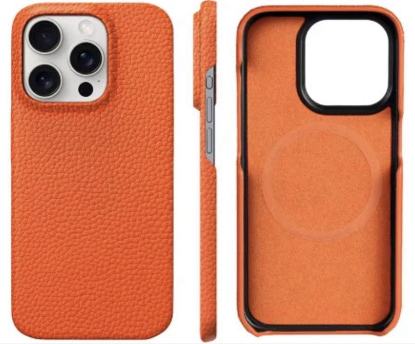 Capa de Couro Premium com MagSafe para iPhone