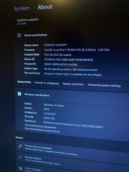 MSI Gamingowy Laptop