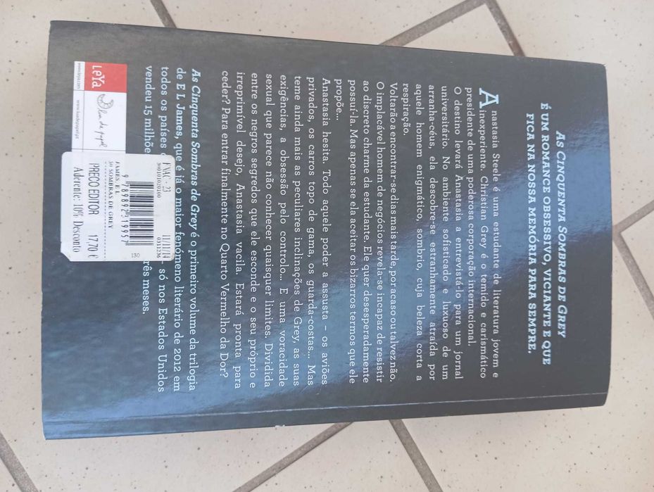Livro As Cinquenta Sombras de Grey (Volume I) - E L James