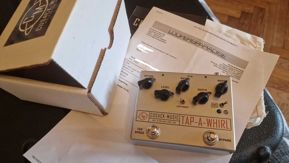 Cusack Tap-A-Whirl V3 tremolo efekt gitarowy