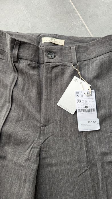 Брюки Stradivarius темно-сірі, 38р.