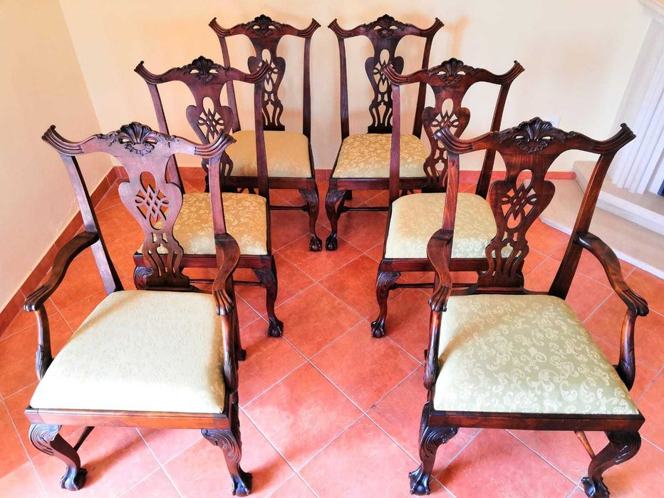 Antiguidades - Vendo Conjunto Sofá Sala Séc- XVII (Estilo D. João V)