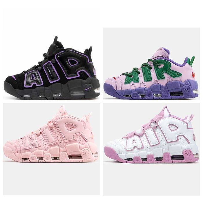 Женские кроссовки Nike Air More Uptempo x AMBUSH найк аир море аптемпо