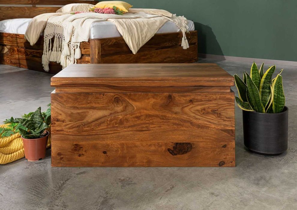 Skrzynia drewniana palisander lakierowany lite drewno I gt. BGM24.pl