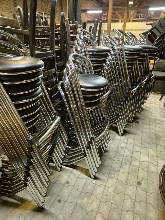 52x Hoker barowy profesjonalny chromowany | Bar | Eventy | Imprezy