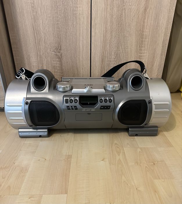 Музичний бумбокс Aeg SRP 4342 магнітофон CD-програвач
