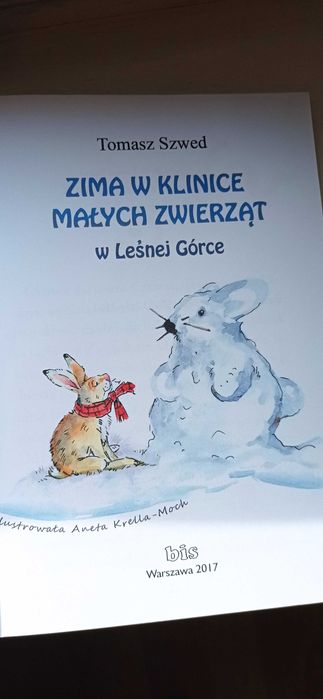 Zima w klinice małych zwierząt Książki dla dzieci