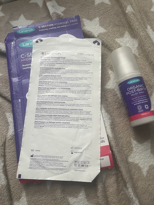 Wyprawka dla mamy po porodzie cesarskim cięciu cc cesarce paczka paka