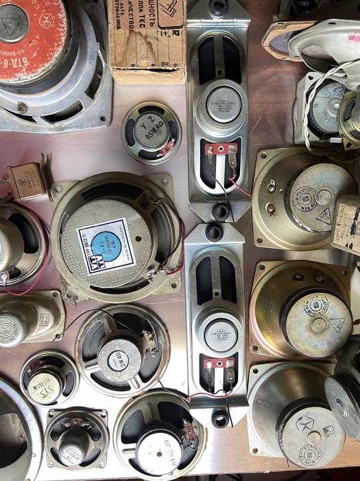 Динамические головки для аккустики громкоговоритель. Динамики СССР: 500 ...