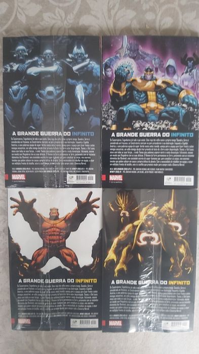 Banda desenhada guerra do infinito