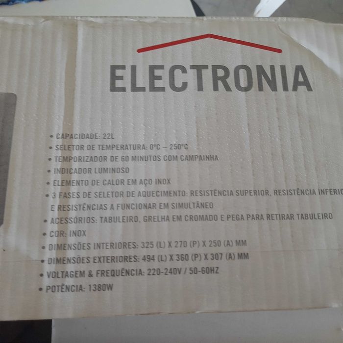 mini forno elétrico