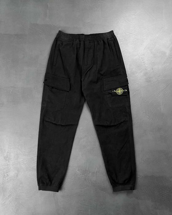 Штани STONE ISLAND 31305 Cargo Pants Black SI0265-BK