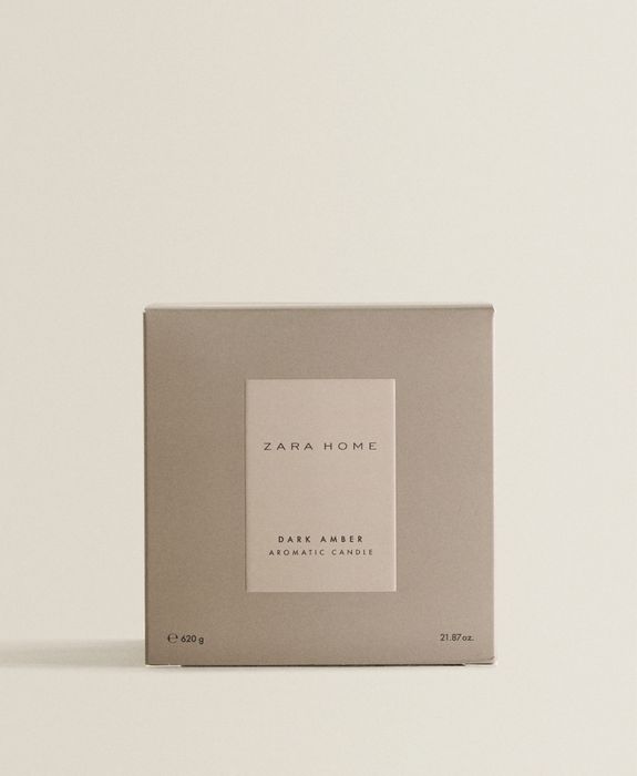 (620 G) Vela Aromática DARK AMBER Zara Home NOVO