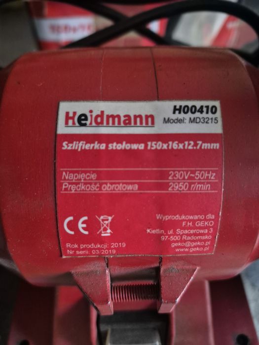 Mała szlifierka stołowa