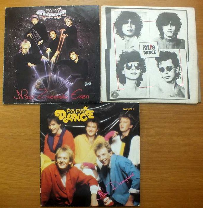 Płyty winylowe winyle Polski POP grupa PAPA DANCE pakiet 3 za 150zł