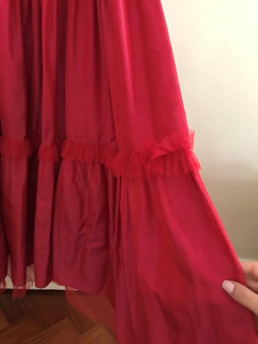 Vestido Vermelho de cerimónia