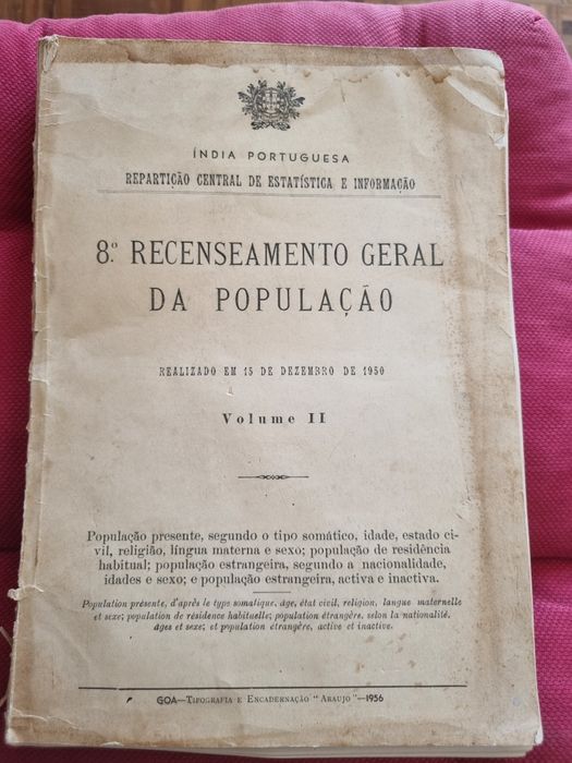 Goa, Damão e Diu: Censos da Índia Portuguesa, 1931 e 1950