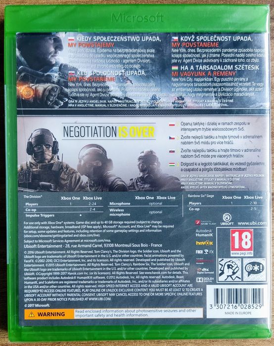 Gra na XBOX ONE Double Pack