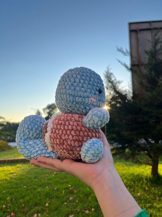 Squirtle de peluche em crochet