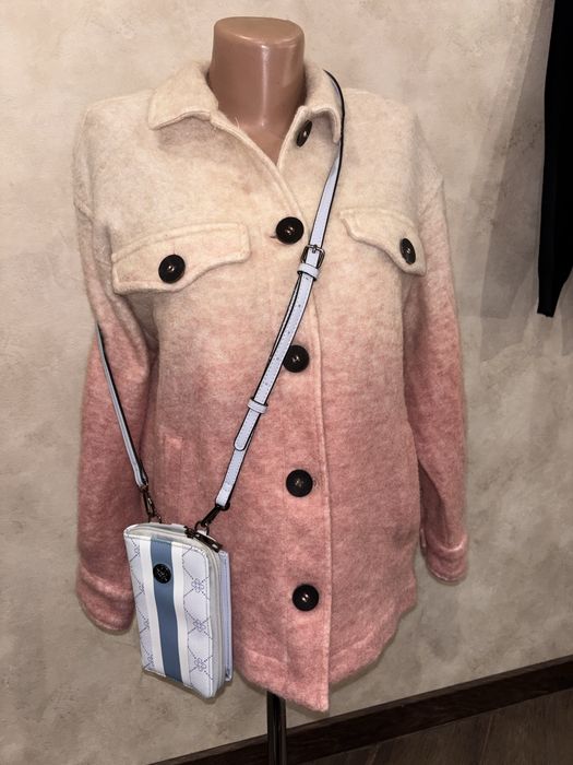 Курточка рубашка zara + сумка