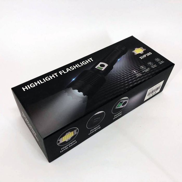 Фонарик прожектор Bailong тактический на аккумуляторе