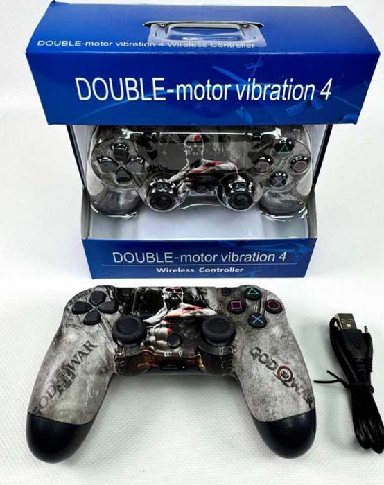 джойстик бездротовий bluetooth ps4 джостик дуалшок геймпад вібрація