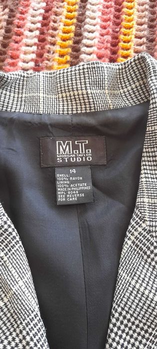 Blazer senhora xadrez