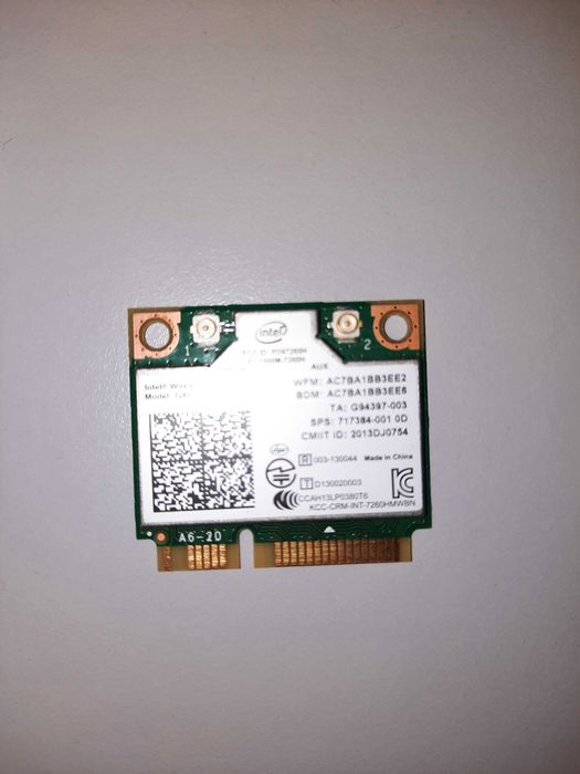 Wireless-AC 8265NGW Dual Band 2.4G/5Ghz M.2 BT 4.2