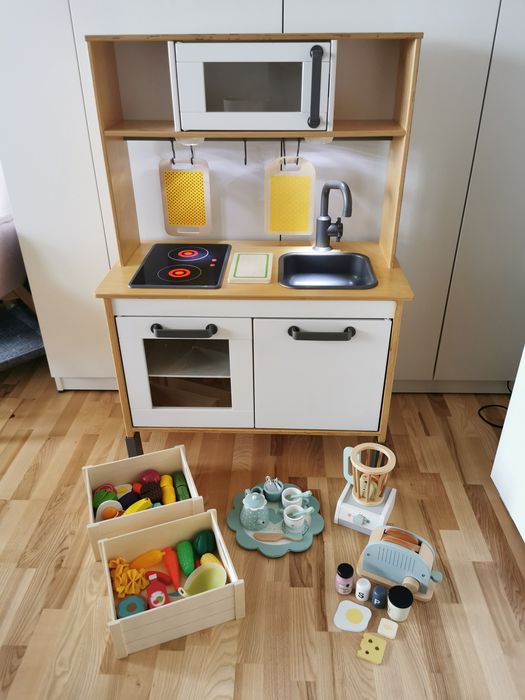 Kuchnia dla dzieci IKEA Duktig duży zestaw Liitle Dutch