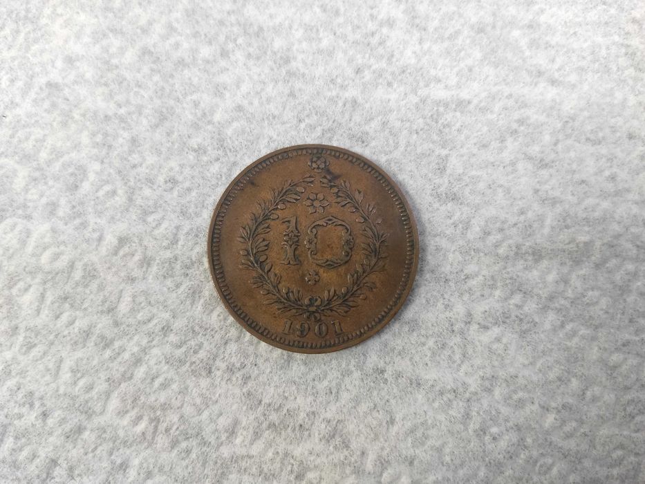 10 Reis Coin 1901