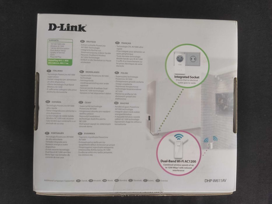 D-Link Powerline AV1000 Wi-Fi AC Starter Kit – 2-Piece Set64283837416834122