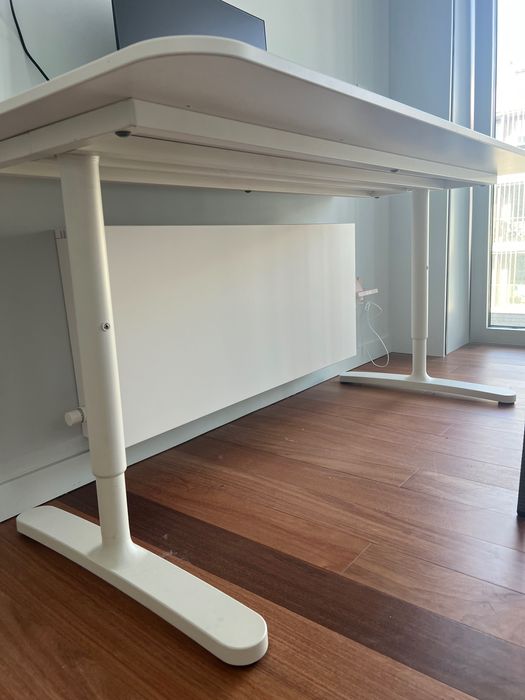 IKEA TROTTEN sit/stand desk 160*80 cm (white)