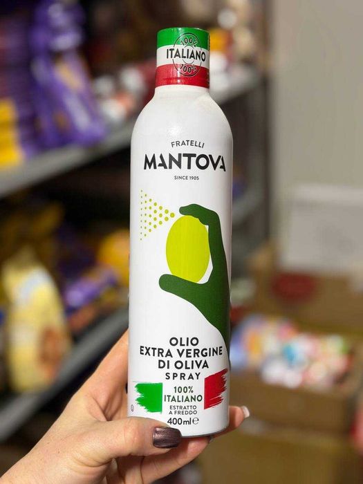 Олія спрей Mantova Extra Vergine оливкова 400 мл