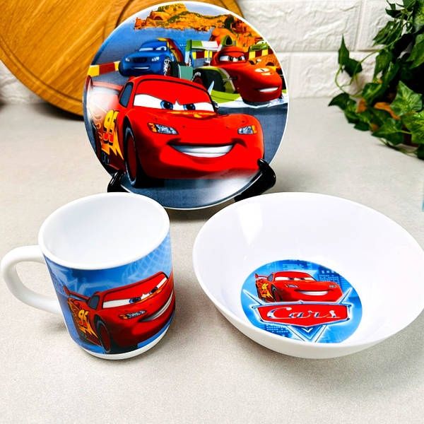 Подарунковий набір дитячого посуду Анна і Ельза, лол